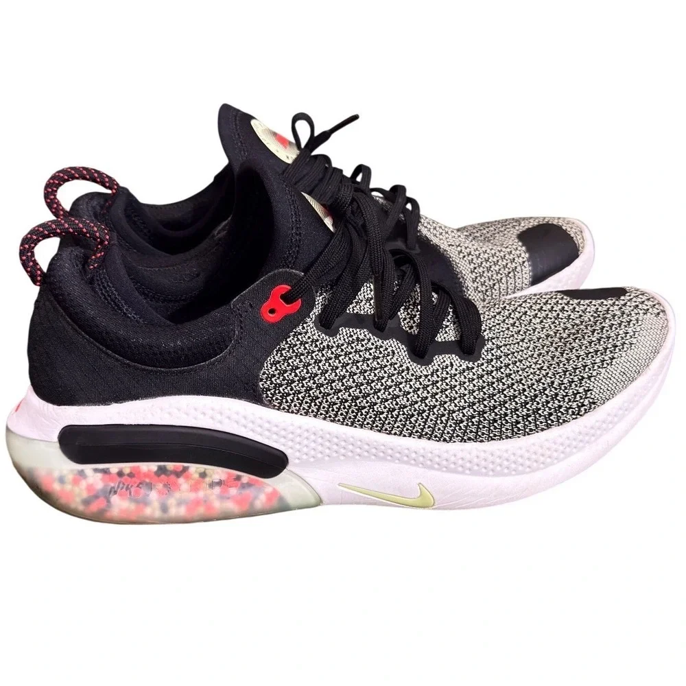 Nike Joyride Run Flyknit Mens 10.5 Black Olive Aura Running Shoes‎ AQ2730-009